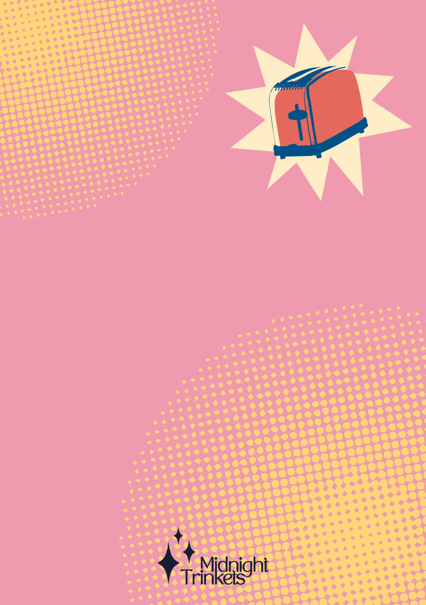 Live, Laugh, Toaster Bath Undated Digital Planner