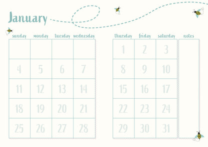 Bee Kind 2026 Planner