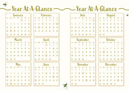 Bee Kind 2026 Planner