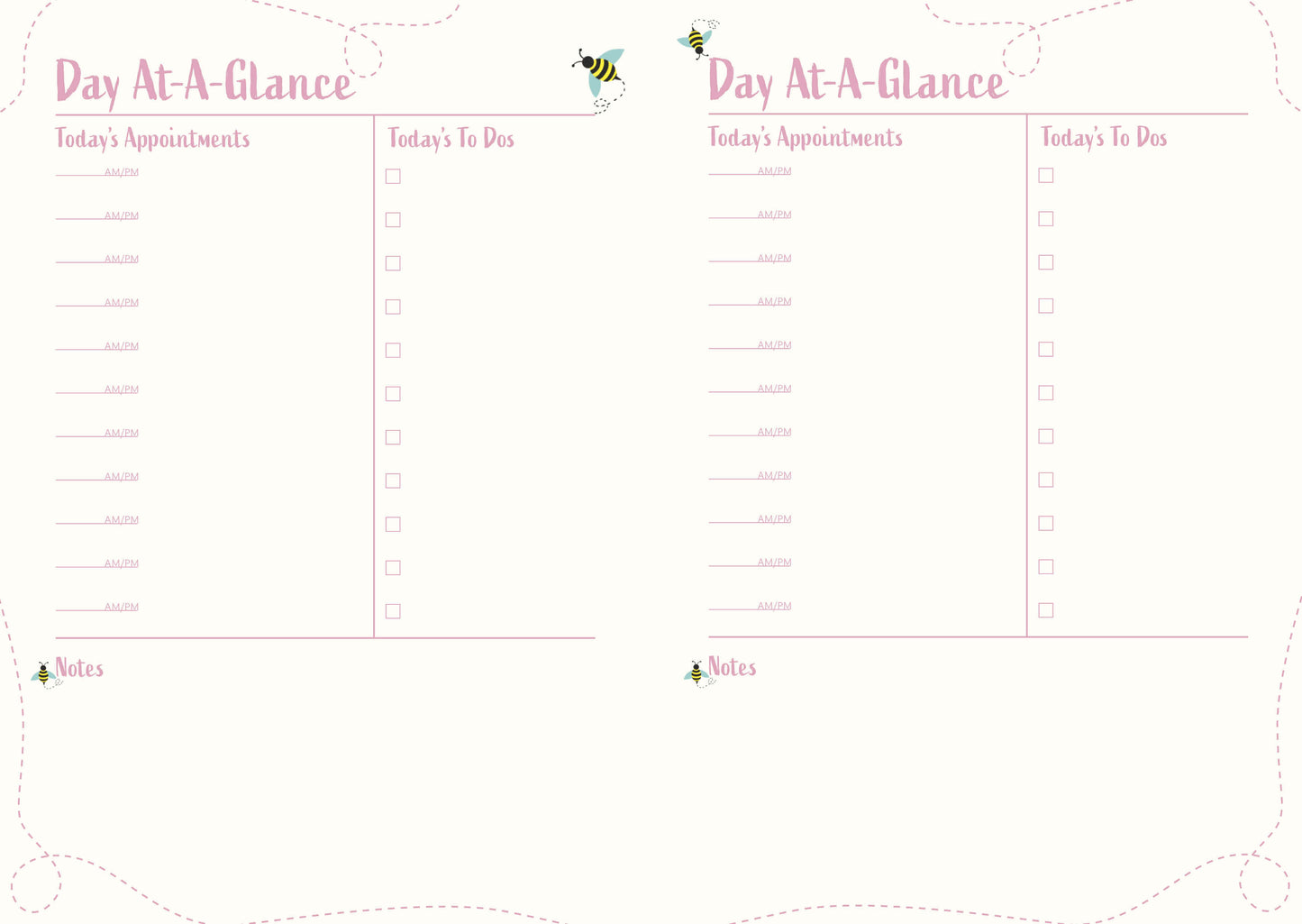 Bee Kind Undated Digital Planner