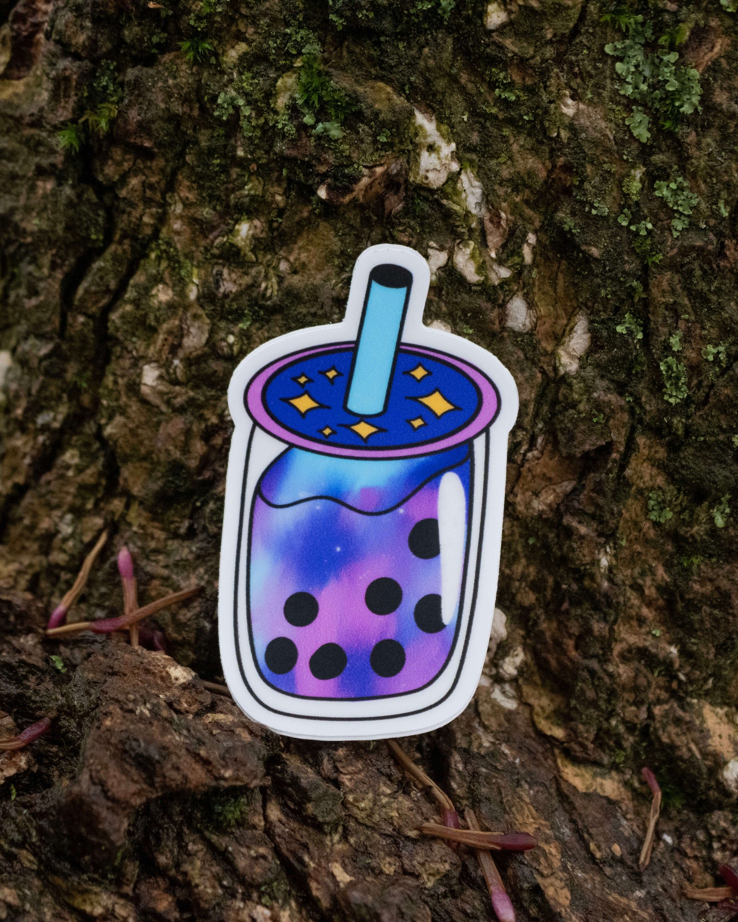 Galaxy Boba Sticker